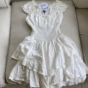 Princess Polly size 2 white romper